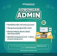 Loker Terbaru Admin Di Palembang